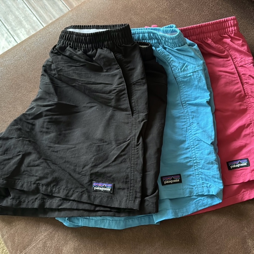 Patagonia baggies size M- $35 each shorts